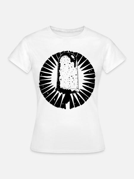 Eiscreme - Frauen T-Shirt - Weiß