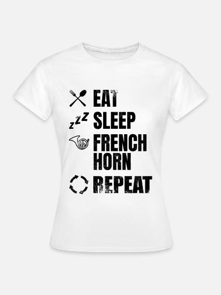 Hornspieler Routine - Frauen T-Shirt - Weiß