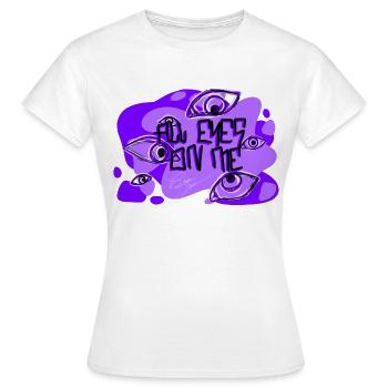 Les yeux sur moi - Calypso Blous - T-shirt Femme - blanc - Devant - AI Model Female 172 dark (172cm)