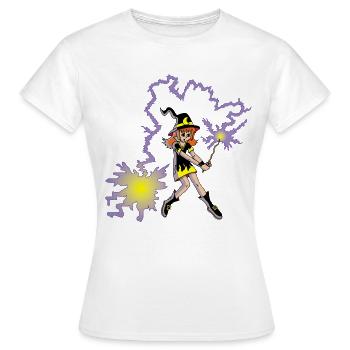 Apprentice Witch - Women's T-Shirt - white - Front - AI Model Female 172 dark (172cm)
