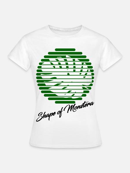 Monstera - Frauen T-Shirt - Weiß