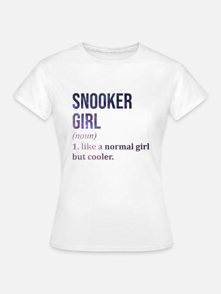 Snooker Snooker Snooker - Frauen T-Shirt - Weiß