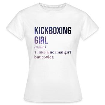 Kickboxing Kickboxing Kickboxing - T-shirt Femme - blanc - Devant - AI Model Female 172 dark (172cm)