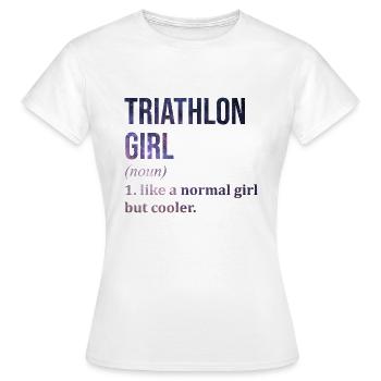 Triathlon Triathlon Triathlon - T-shirt Femme - blanc - Devant - AI Model Female 172 dark (172cm)