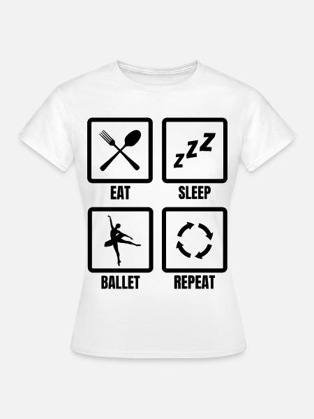 Ballett Routine - Frauen T-Shirt - Weiß