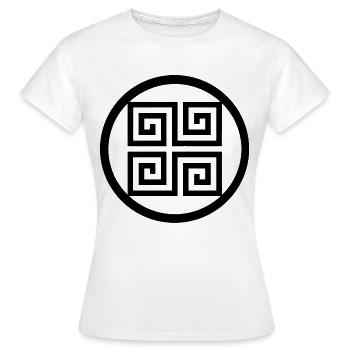 Greek symbol - Women's T-Shirt - white - Front - AI Model Female 172 dark (172cm)