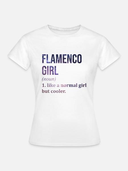 Flamenco Flamenco Flamenco - Frauen T-Shirt - Weiß