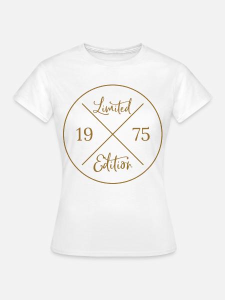 Limited Edition 1975 - Frauen T-Shirt - Weiß