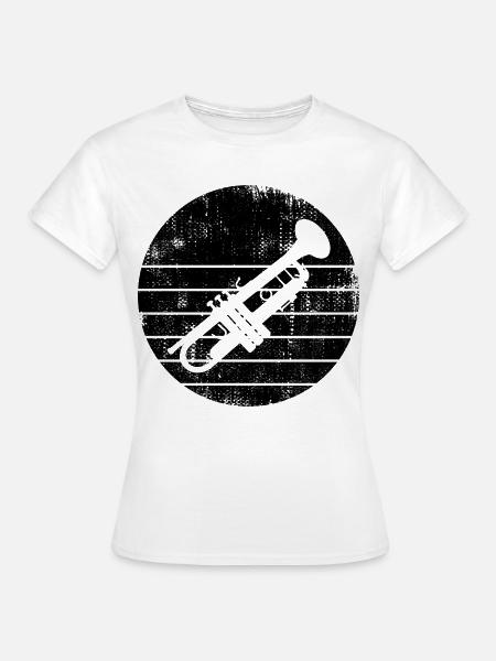 Trompete - Frauen T-Shirt - Weiß