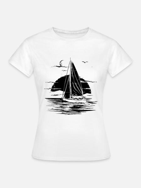 Segeln - Frauen T-Shirt - Weiß