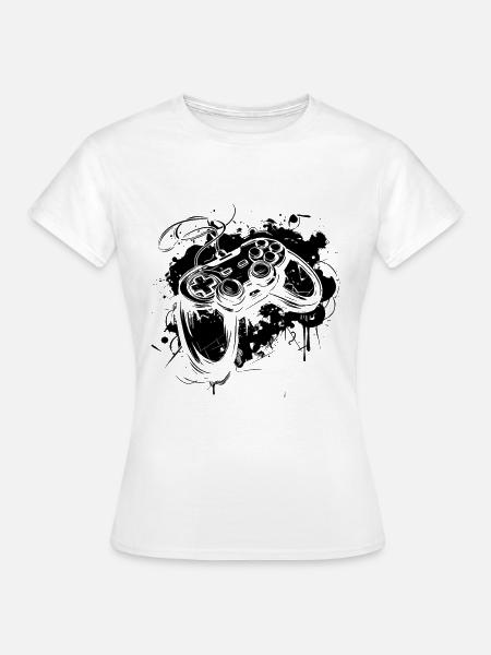 Gamepad - Frauen T-Shirt - Weiß