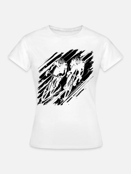 Radsportler - Frauen T-Shirt - Weiß
