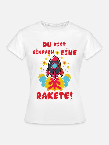 Rakete - Frauen T-Shirt - Weiß