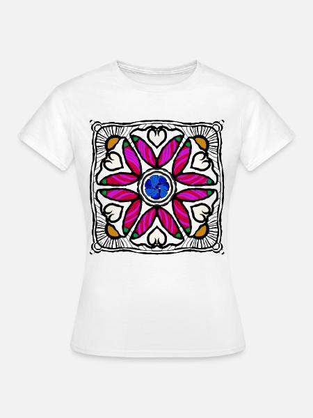 Rising sun - Frauen T-Shirt - Weiß