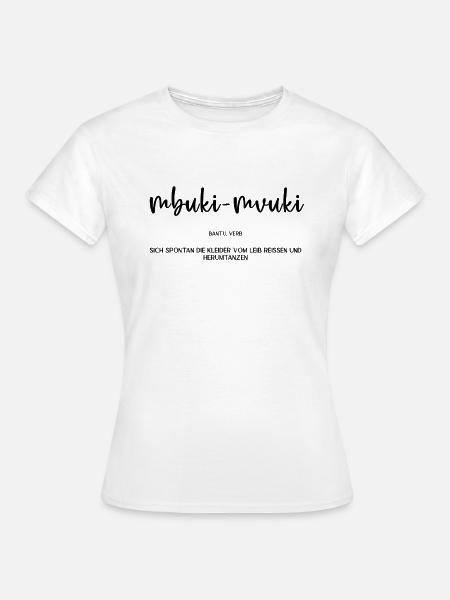 mbukimvuki - Frauen T-Shirt - Weiß