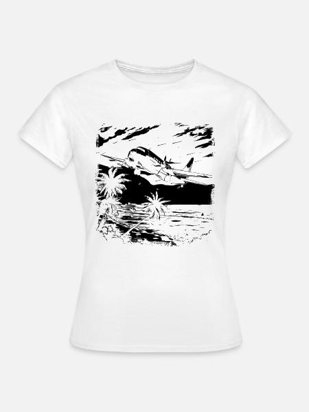 Luftfahrzeug - Frauen T-Shirt - Weiß