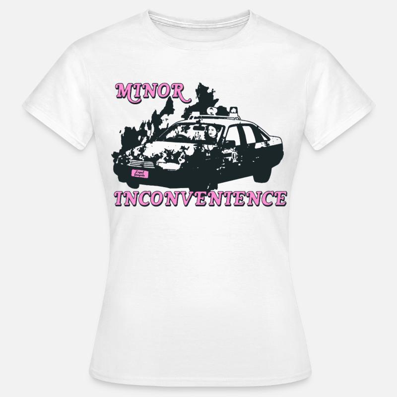 Conception de la déclaration d’inconvénient mineur - T-shirt Femme - blanc