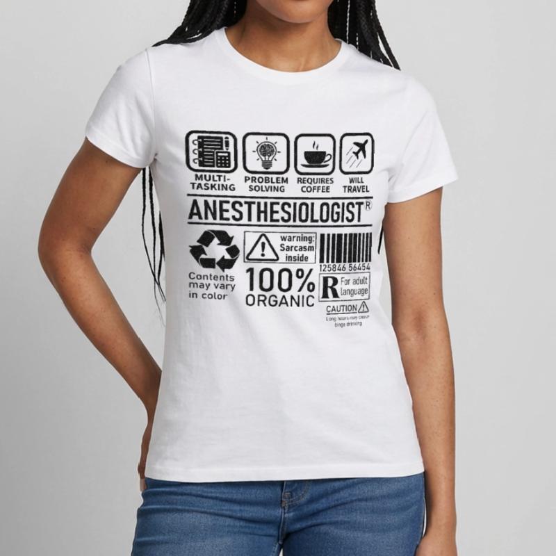 Anesthesiologist multi tasking problem solving Women's T-Shirt
