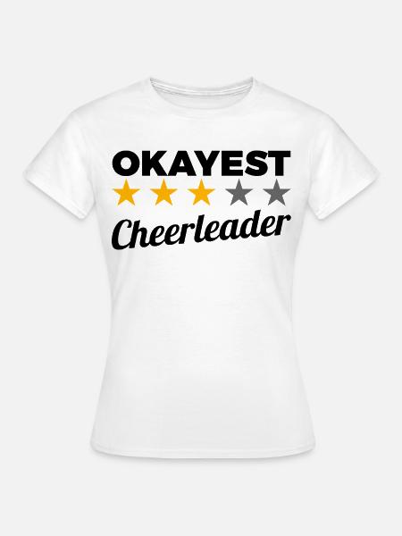 Durchschnittliche Cheerleaderin - Frauen T-Shirt - Weiß