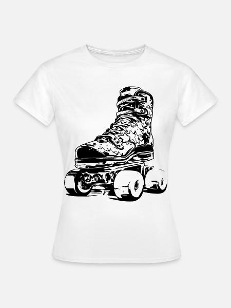 Roller Skates - Frauen T-Shirt - Weiß