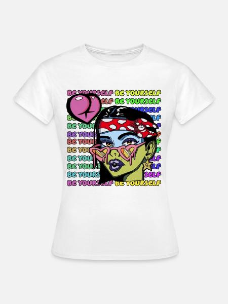 Seien Sie Sie selbst - Frauen T-Shirt - Weiß