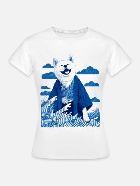 Shibu Kimono - Frauen T-Shirt - Weiß
