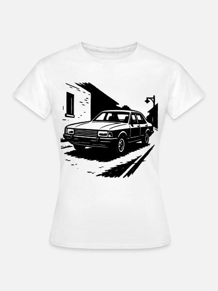 Straßenkreuzer Deluxe - Frauen T-Shirt - Weiß