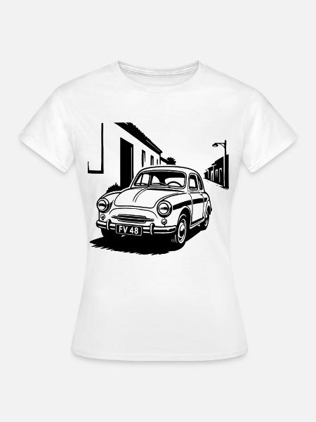 Alpenblech mit Herz - Frauen T-Shirt - Weiß