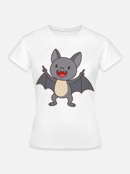 Happy Bat Baby - Frauen T-Shirt - Weiß