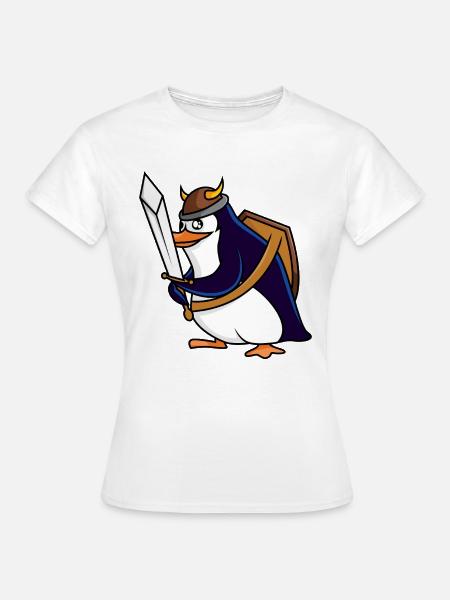 Wikinguin – Eiskalt erobert - Frauen T-Shirt - Weiß