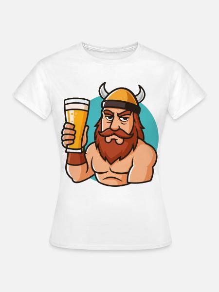Viking Brewmaster - Frauen T-Shirt - Weiß