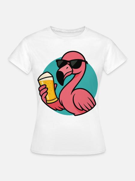 Tropical Drunkbird - Frauen T-Shirt - Weiß