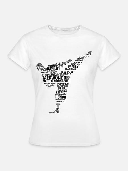 Taekwondo Zitat - Frauen T-Shirt - Weiß