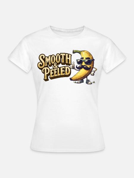 Banane mit Stil - Frauen T-Shirt - Weiß