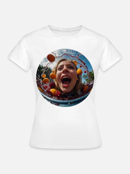Malle Poolparty - Frauen T-Shirt - Weiß