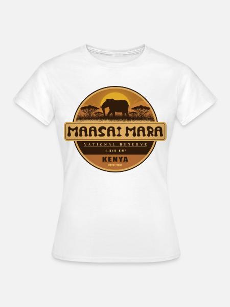 Masai Mara , Nationalreservat , Kenia - Frauen T-Shirt - Weiß