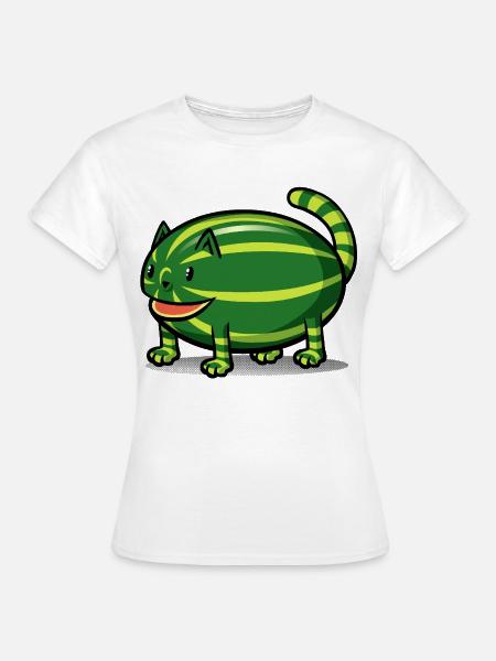 Catermelon - Frauen T-Shirt - Weiß