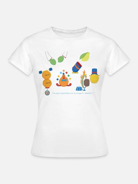 Zirkusfrüchte - Frauen T-Shirt - Weiß