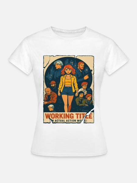 Düsteres Crime-Drama mit starker Heldin - Frauen T-Shirt - Weiß