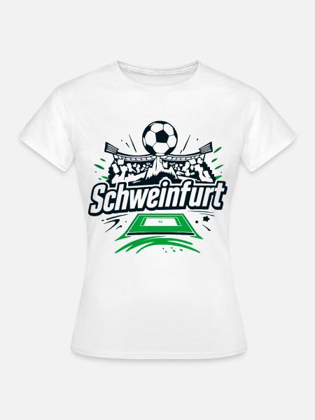 Schweinfurt Fußball Stadion Fussball Fan - Frauen T-Shirt - Weiß