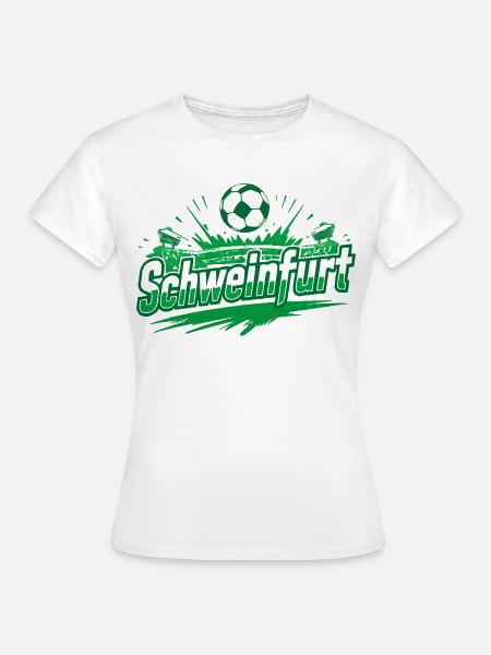 Schweinfurt Fußball Fanartikel - Frauen T-Shirt - Weiß