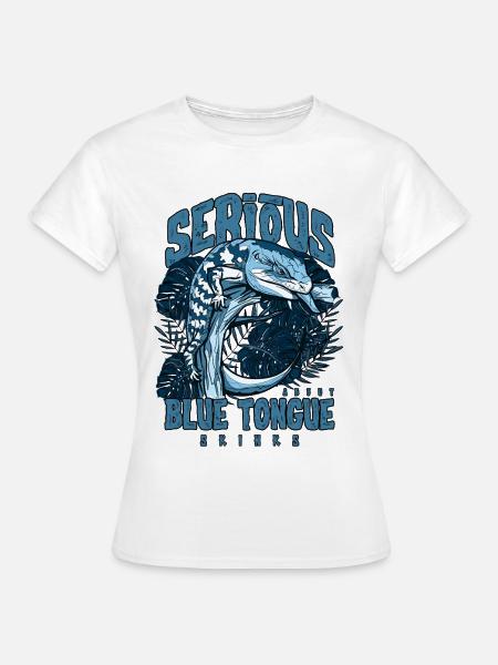 Ernsthaft über Blauzungenskinke Reptilienhalter - Frauen T-Shirt - Weiß