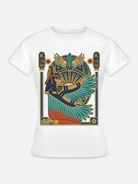 MAAT Göttin der Gerechtigkeit - Frauen T-Shirt - Weiß