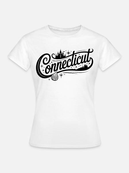 Connecticut - Souvenir USA State Design - Frauen T-Shirt - Weiß