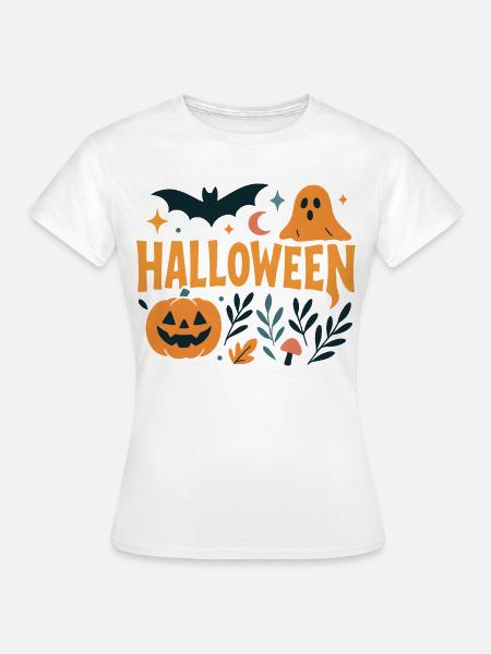 Classic Halloween - Frauen T-Shirt - Weiß