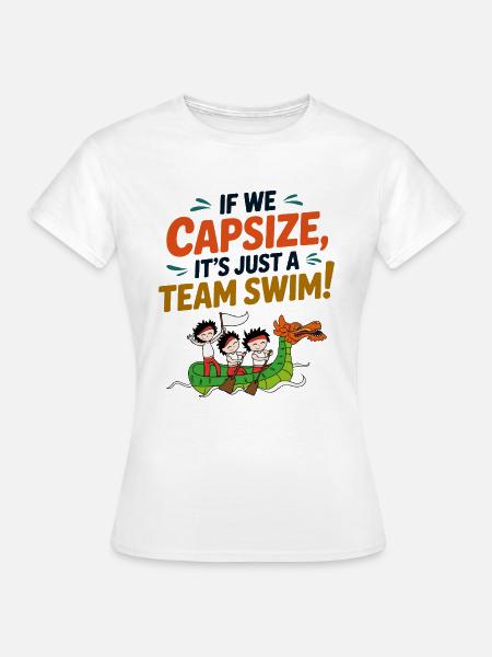Synchronisiertes Paddelteam - Frauen T-Shirt - Weiß