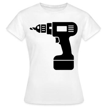 Drill - Women's T-Shirt - white - Front - AI Model Female 172 dark (172cm)