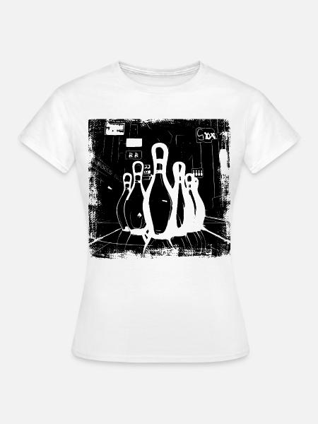 Bowling - Frauen T-Shirt - Weiß