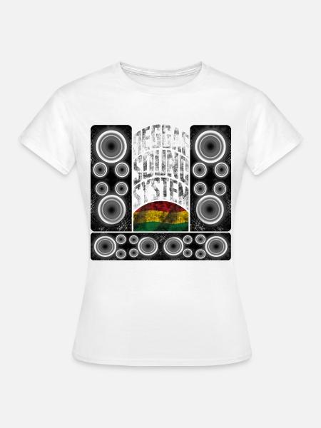 Reggae Sound System Design - Frauen T-Shirt - Weiß