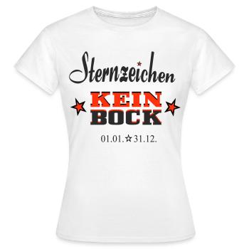Sternchen Kein Bock Jahreskalender - Frauen T-Shirt - Weiß - Vorne - AI Model Female 172 dark (172cm)